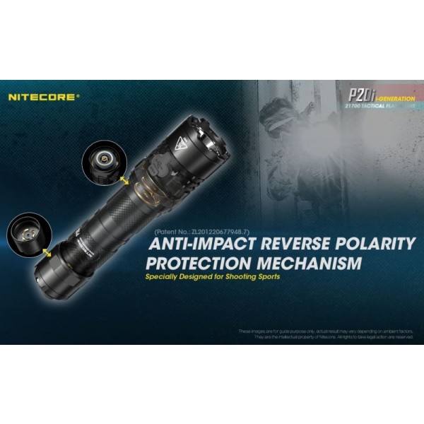 Nitecore P20i, Lanternă Profesională, Reincarcabila USB-C, 1800 Lumeni, 343 Metri
