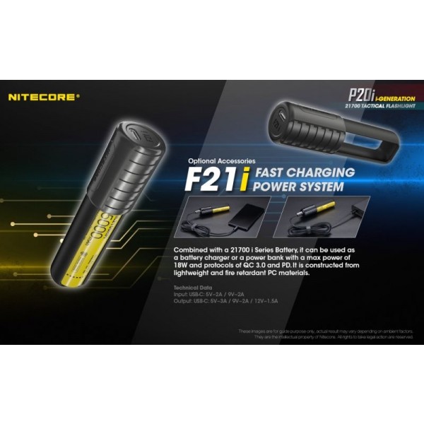 Nitecore P20i, Lanternă Profesională, Reincarcabila USB-C, 1800 Lumeni, 343 Metri
