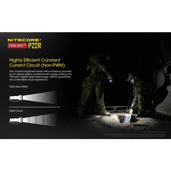 Nitecore P22R, Lanternă Led