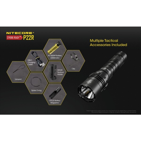 Nitecore P22R, Lanternă Led