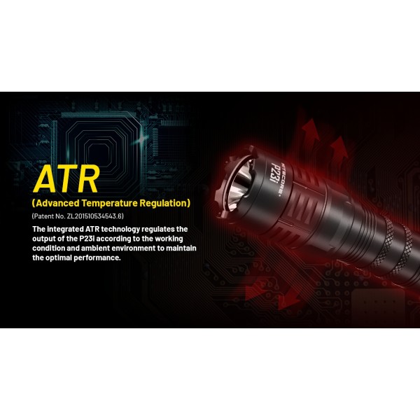 Nitecore P23i, Lanterna Profesionala, Reincarcabila USB-C, 3000 Lumeni, 470 Metri www.easylight.ro