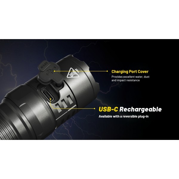 Nitecore P23i, Lanterna Profesionala, Reincarcabila USB-C, 3000 Lumeni, 470 Metri www.easylight.ro