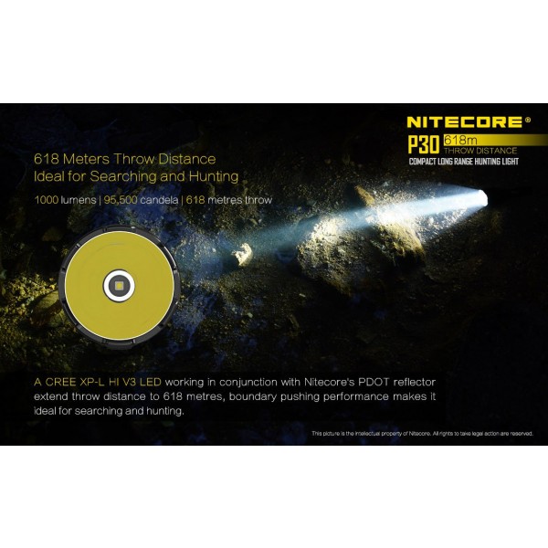 Nitecore P30, Lanterna Led 