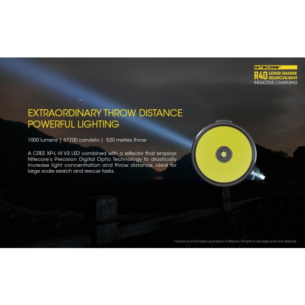 Nitecore R40, Lanternă Reîncărcabilă