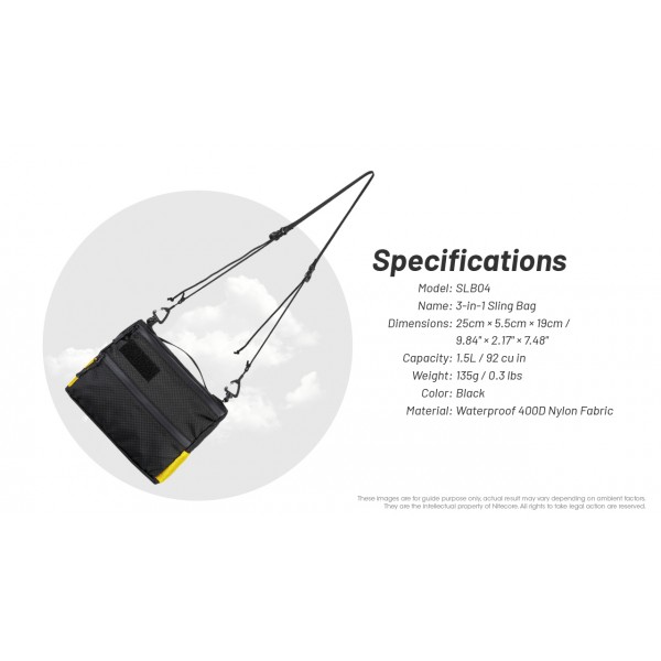 Nitecore SLB04, Geanta de Umar www.easylight.ro