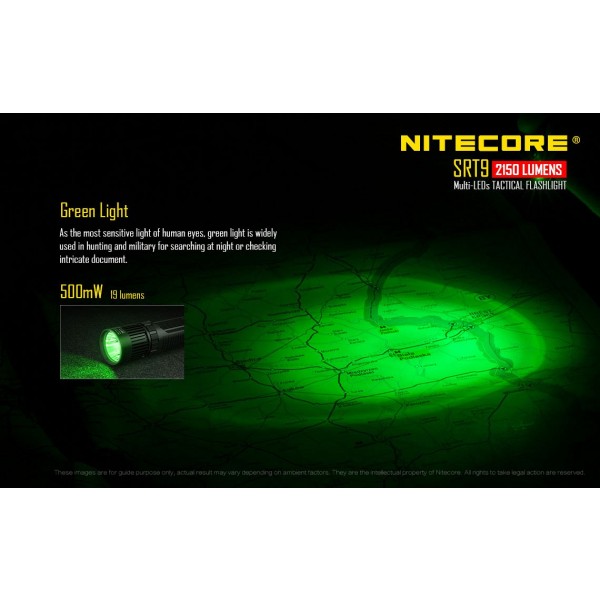 Nitecore SRT9 Lanterna Tactica Multi-Led 2150 lumeni