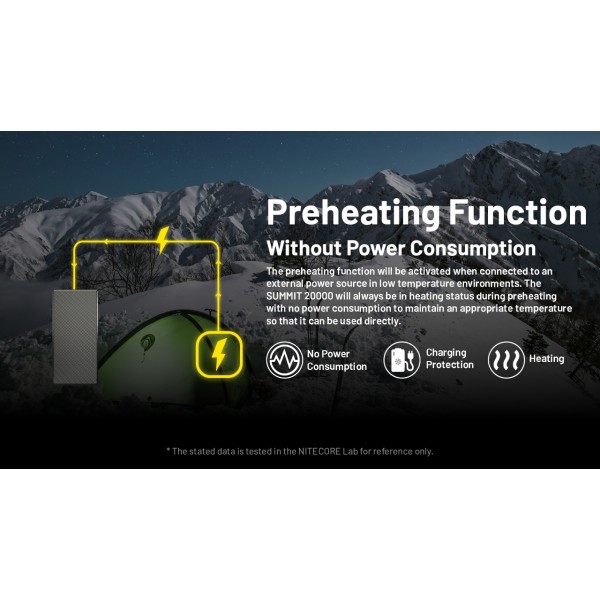 Nitecore SUMMIT 20000, Baterie Externa, 77 Wh, 20000 mAh, Rezistent la Frig