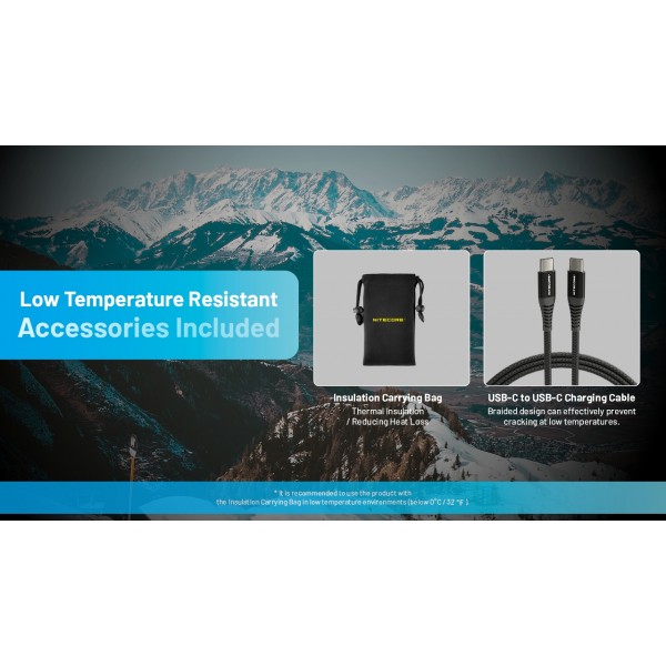 Nitecore SUMMIT 20000, Baterie Externa, 77 Wh, 20000 mAh, Rezistent la Frig