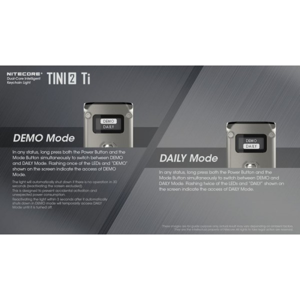 Nitecore TINI2 Ti, Lanternă Breloc, Reîncărcabilă USB-C, 500 Lumeni, 89 Metri