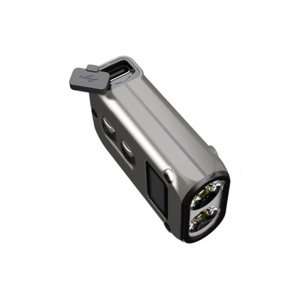 Nitecore TINI2 Ti, Lanternă Breloc, Reîncărcabilă USB-C, 500 Lumeni, 89 Metri