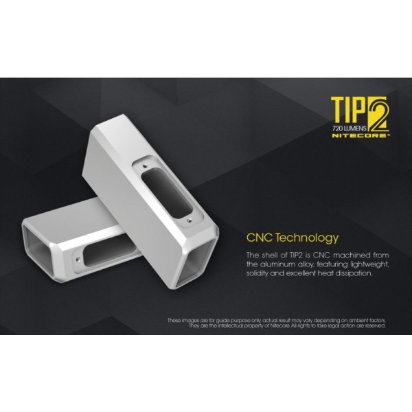Nitecore TIP2, Lanternă, Reîncărcabilă USB, 720 Lumeni, 93 Metri