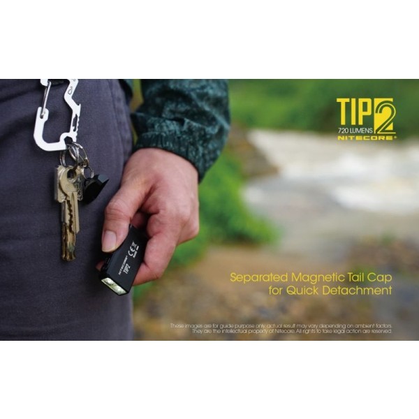 Nitecore TIP2, Lanternă, Reîncărcabilă USB, 720 Lumeni, 93 Metri
