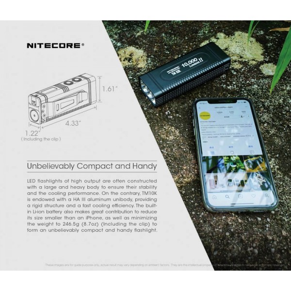 Nitecore TM10K, Lanterna Led 