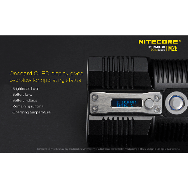 Nitecore TM28, Lanternă Led