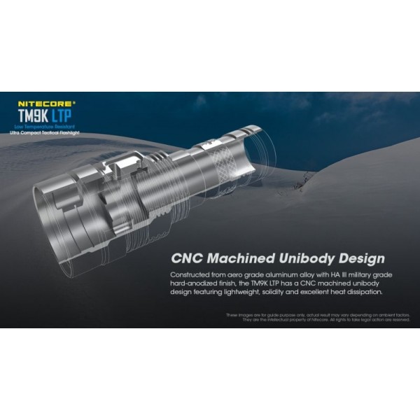 Nitecore TM9K LTP, Lanternă Profesională, Reîncărcabilă USB-C, 9800 Lumeni, 280 Metri 
