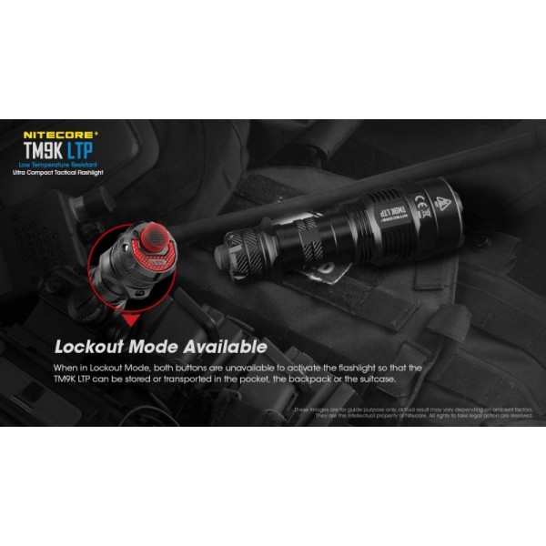 Nitecore TM9K LTP, Lanternă Profesională, Reîncărcabilă USB-C, 9800 Lumeni, 280 Metri 