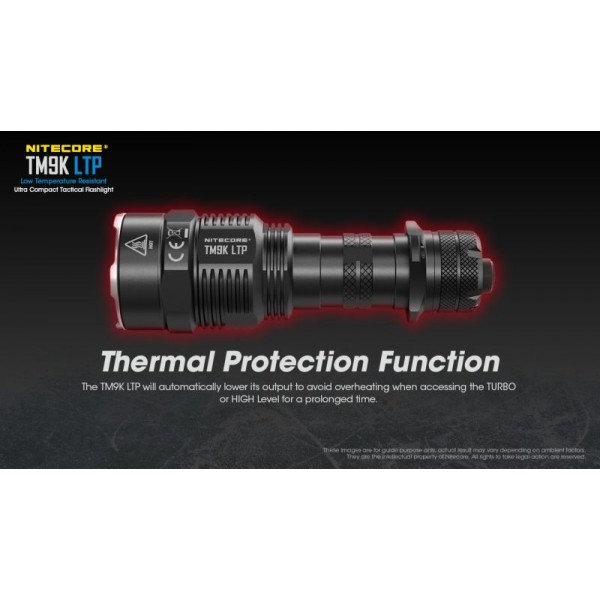 Nitecore TM9K LTP, Lanternă Profesională, Reîncărcabilă USB-C, 9800 Lumeni, 280 Metri 