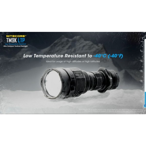 Nitecore TM9K LTP, Lanternă Profesională, Reîncărcabilă USB-C, 9800 Lumeni, 280 Metri 