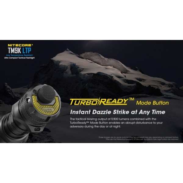 Nitecore TM9K LTP, Lanternă Profesională, Reîncărcabilă USB-C, 9800 Lumeni, 280 Metri 