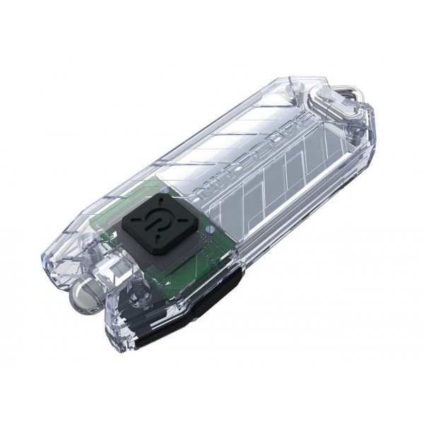Nitecore Tube V2.0, Lanterna Breloc, Reîncărcabilă USB, Transparent, 55 Lumeni, 25 Metri