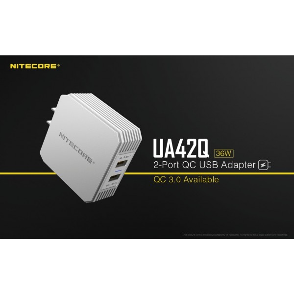 Nitecore UA42Q, Adaptor USB