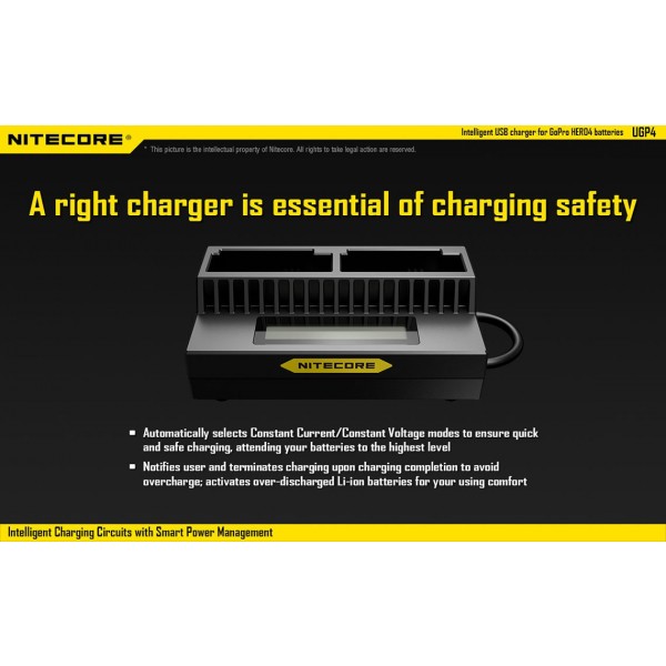 Nitecore UGP4 (Încărcător USB GoPro)