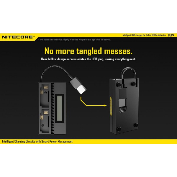 Nitecore UGP4 (Încărcător USB GoPro)