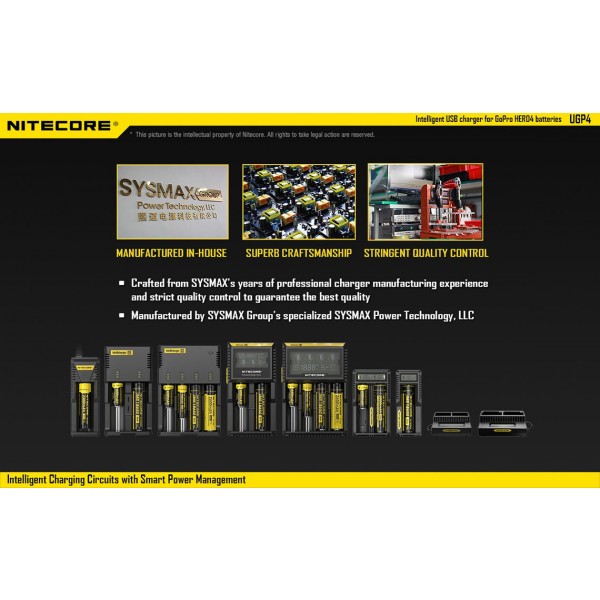 Nitecore UGP4 (Încărcător USB GoPro)