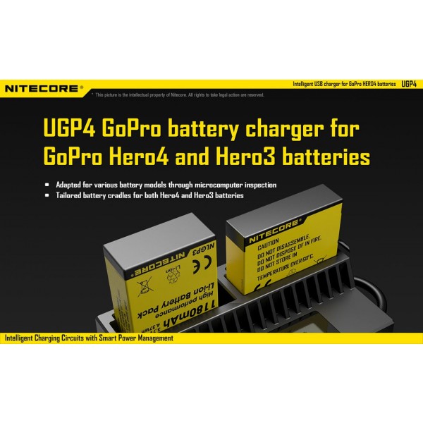Nitecore UGP4 (Încărcător USB GoPro)