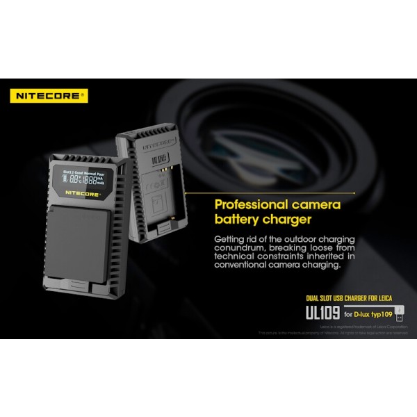 Nitecore UL109, Încărcător USB Pentru Camera Leica
