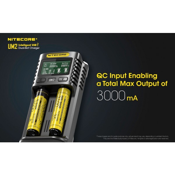 Nitecore UM2, Incarcator USB