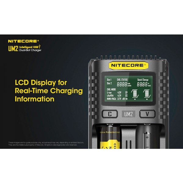 Nitecore UM2, Incarcator USB