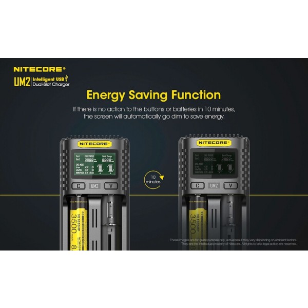 Nitecore UM2, Incarcator USB