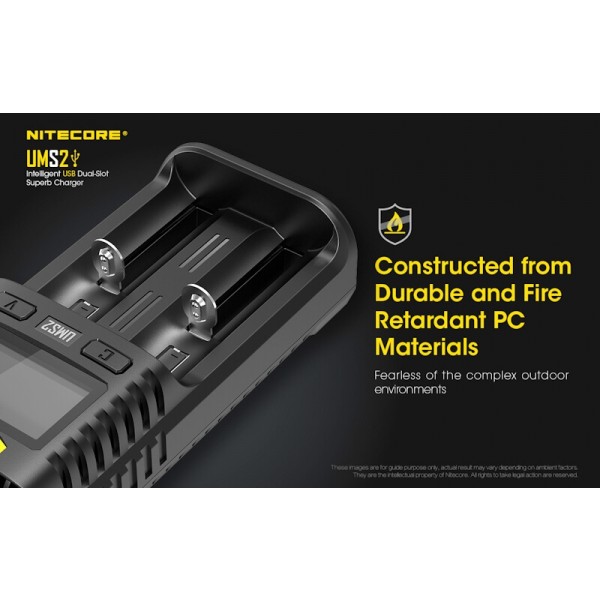 Nitecore UMS2, Incarcator USB