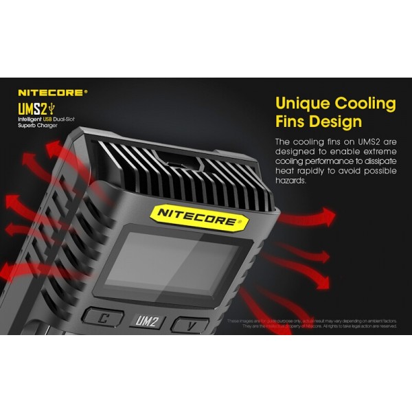 Nitecore UMS2, Incarcator USB