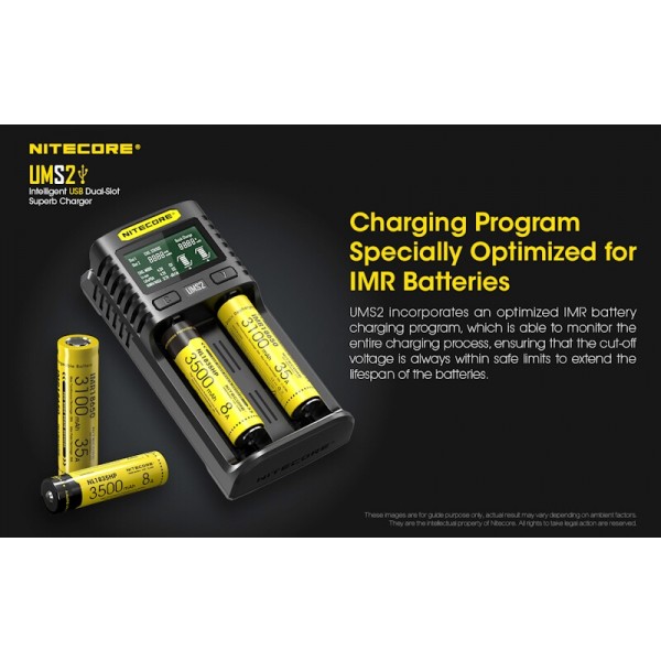 Nitecore UMS2, Incarcator USB