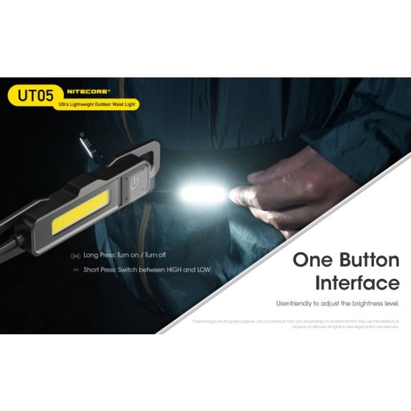 Nitecore UT05, Lanterna Profesionala, 400 Lumeni, 27 Metri