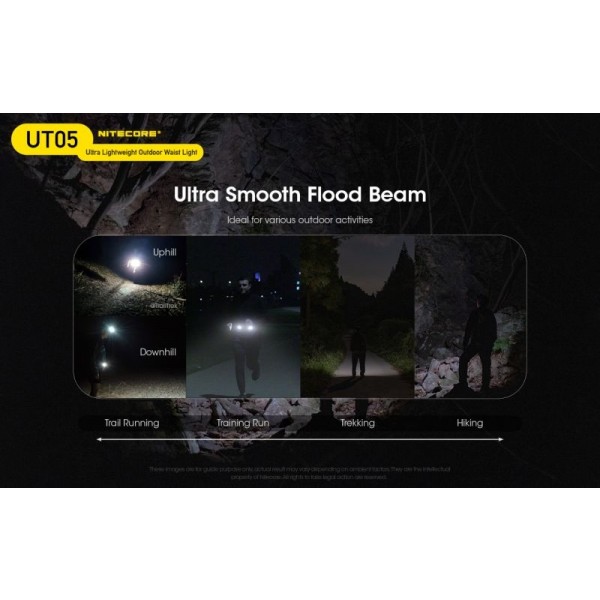 Nitecore UT05, Lanterna Profesionala, 400 Lumeni, 27 Metri