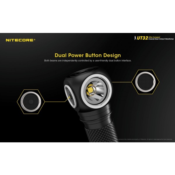 Nitecore UT32, Lanterna Frontala