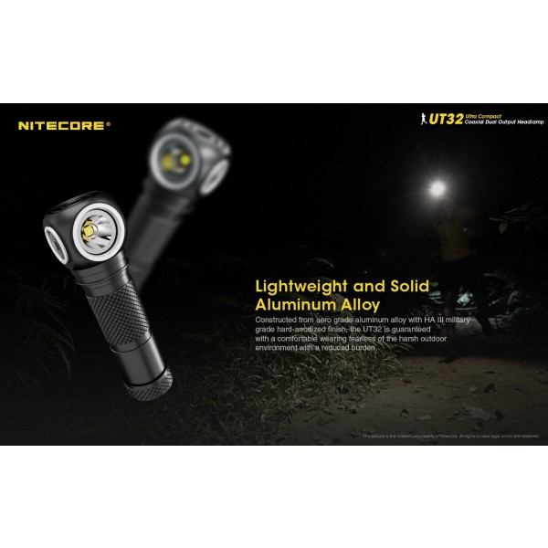 Nitecore UT32, Lanterna Frontala