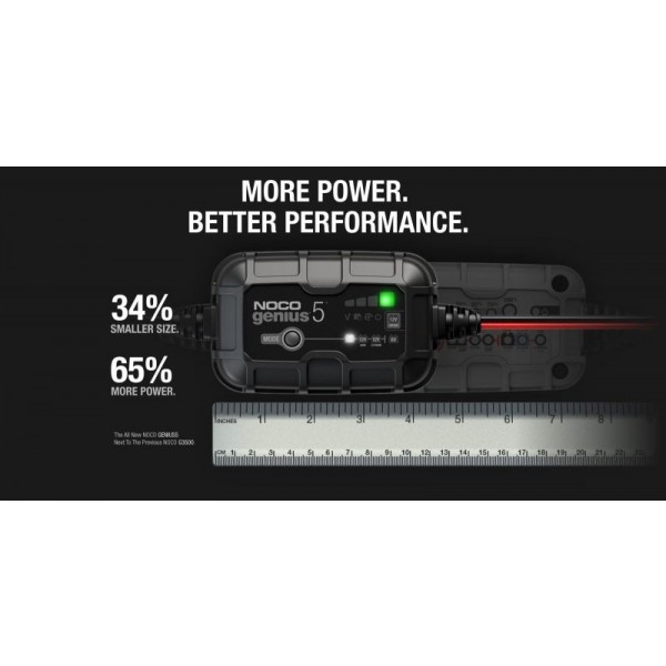 Noco Genius 5, Redresor Auto Moto 6V / 12V 5A