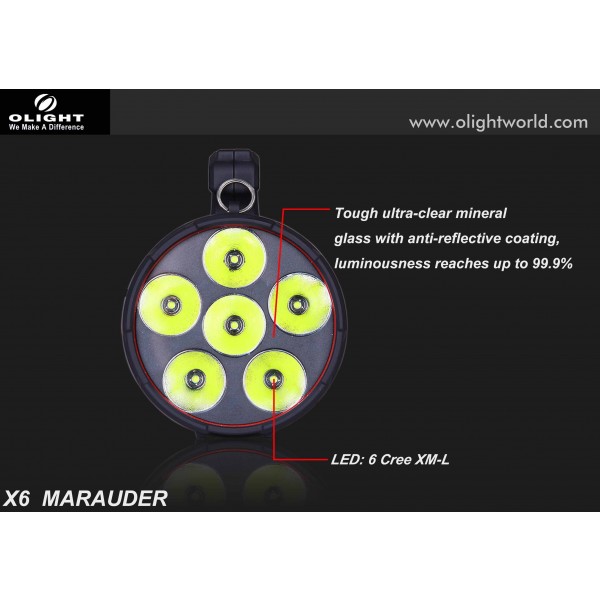 Lanterna LED reincarcabila Olight X6 Marauder