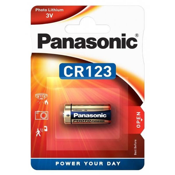 Panasonic CR-123AL, Baterie Litiu CR123A, 3V