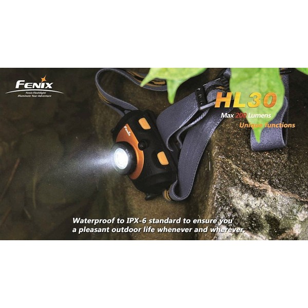 Lanternă Frontală FENIX HL30 R5 (VERDE)
