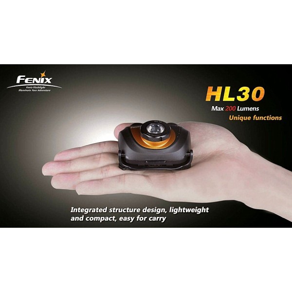Lanternă Frontală FENIX HL30 R5 (VERDE)