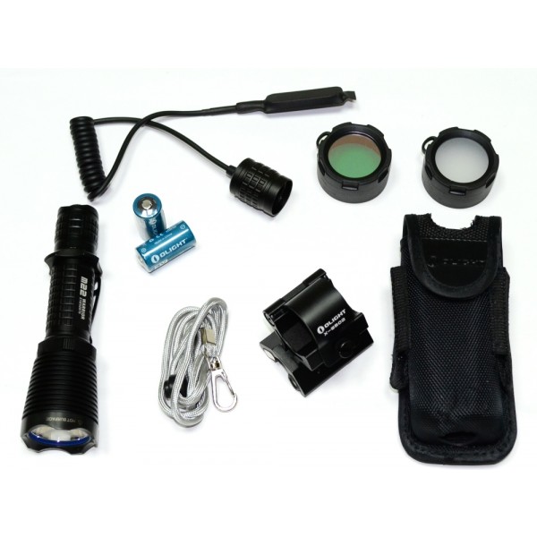 Set de vânătoare reîncărcabil Olight V2 cu lanternă Olight M22