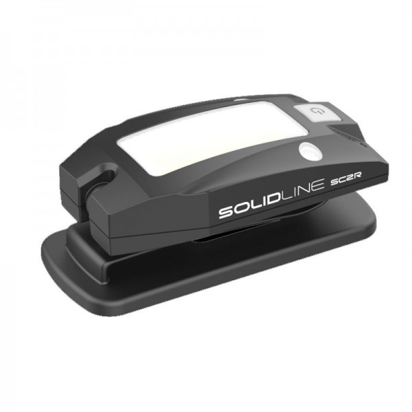 Led Lenser SolidLine SC2R, Lanternă Clip Led Reîncărcabilă USB, 100 Lumeni, 2 Metri