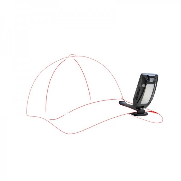 Led Lenser SolidLine SC2R, Lanternă Clip Led Reîncărcabilă USB, 100 Lumeni, 2 Metri