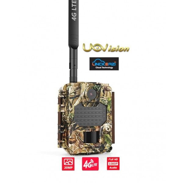 Uovision COMPACT LTE 4G, Cameră De Supraveghere, Cloud, 20MP, Senzor Miscare 