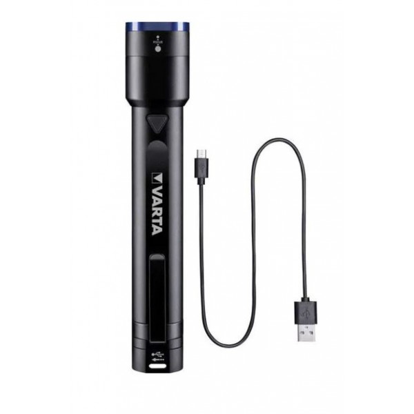 Varta 18901 Night Cutter F30R, Lanternă Reîncărcabilă USB, 700 Lumeni, 300 Metri